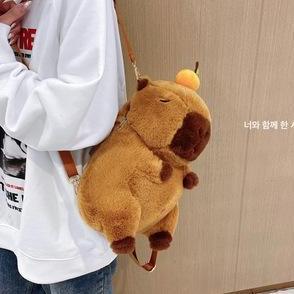 Tas Capybara Remaja Dewasa Plush yang Cocok untuk Gaya Harian - Spring Party Bag