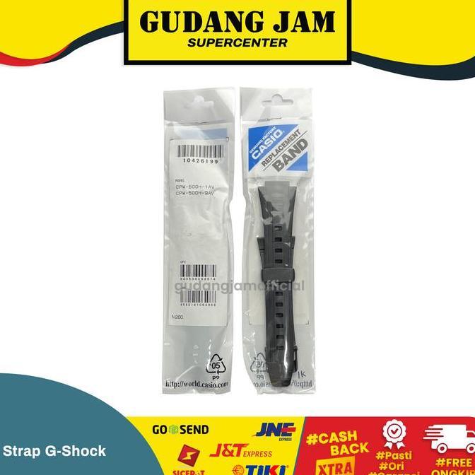 Tali Strap Casio CPW-500H CPW500H CPW-500 CPW500 Band Watch Original
