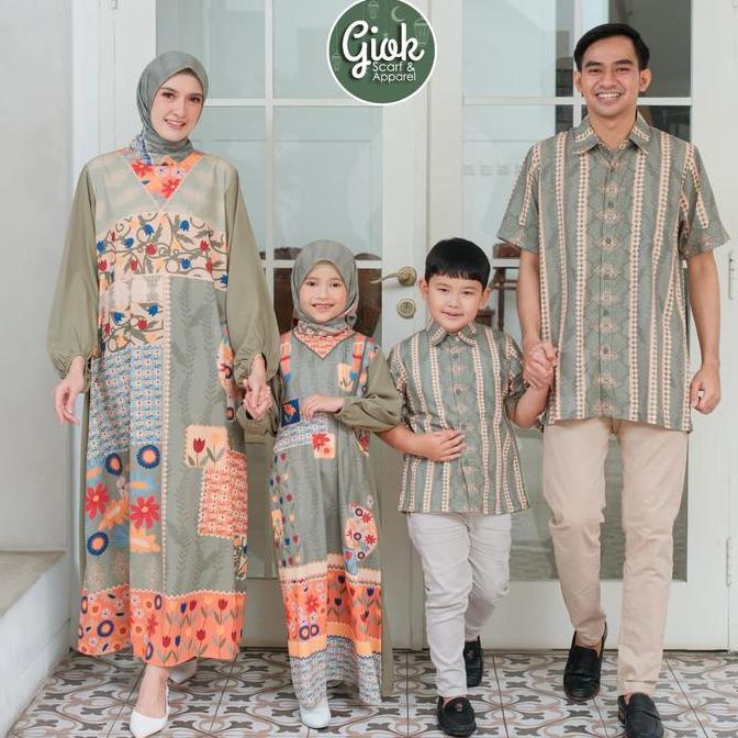 Grosir Skyshop Hijab-New Zinia Dress Anak By Giok Scarf&Apparel/Bahan Premium/Dress Anak Premium/Dre