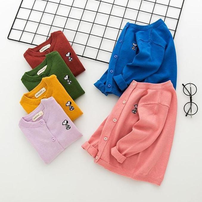 CARDIGAN ANAK UNISEX /SWEATER SNOOPY ANAK  PREMIUM KODE 912