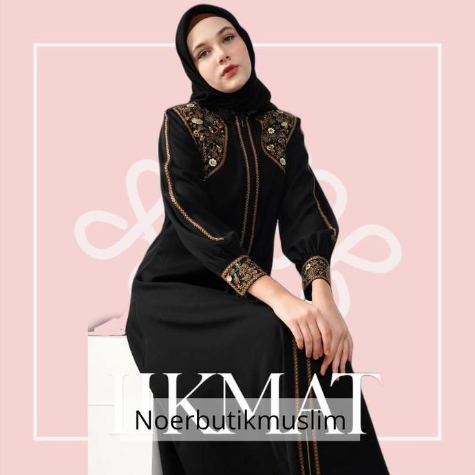 Sale Hikmat Fashion Original A3395 / Abaya Hikmat - Noerbutikmuslim