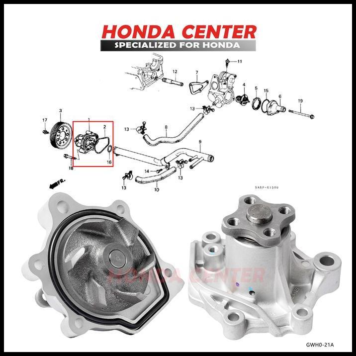 TERMURAH WATER PUMP POMPA AIR MESIN MOBIL HONDA ACCORD 1984 1985 JAPAN 