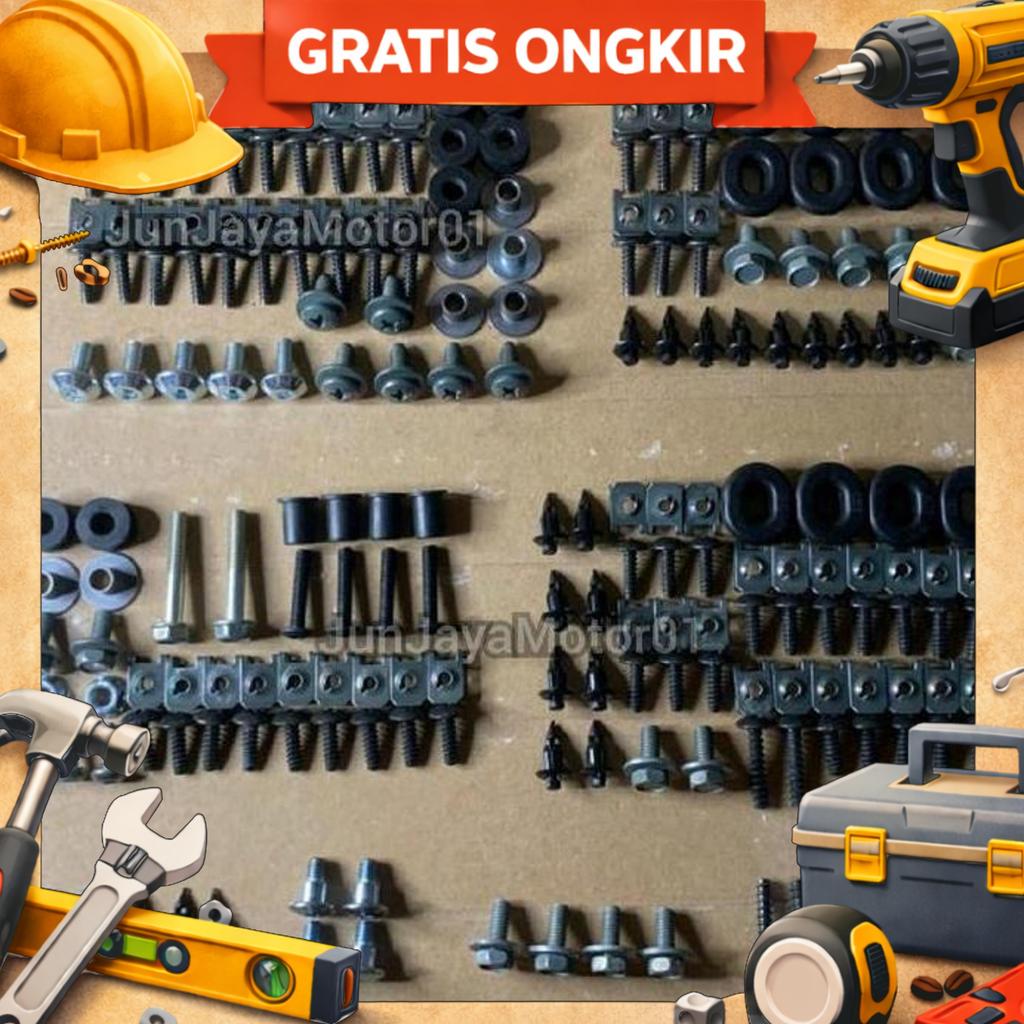Baut Lengkap Full Set Bodi Body Yamaha Nmax 2015-2018