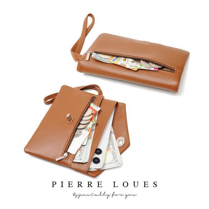 Dompet Panjang Wanita Kulit PU PIERRE LOUES Lumina Wallet