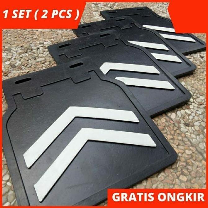 Thebest- Mudflap Sersan Hitam / Kepet Lumpur / Mudgard Mobil Pick Up Jeep dll