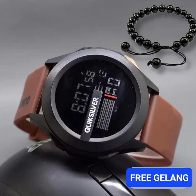 BEST SELLER JAM TANGAN DIGITAL SPORT COWOK CEWEK FREE GELANG REAL PICTURE JAM TANGAN TALI WARNA MODE