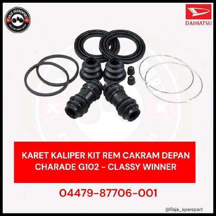 TERLARIS CALIPER KALIPER KIT KARET REM CAKRAM DEPAN CHARADE G102 CLASSY WINNER 