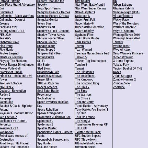 Flashdisk PS2 32Gb full game/ Fd PS2 32Gb