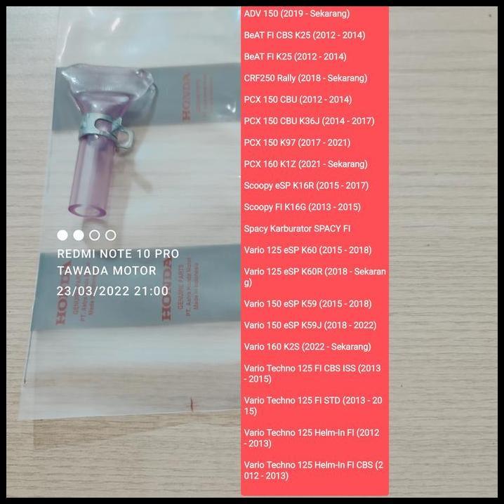 TERMURAH TUBE DRAIN BOX FILTER UDARA VARIO 110 ESP VARIO 125 150 160 