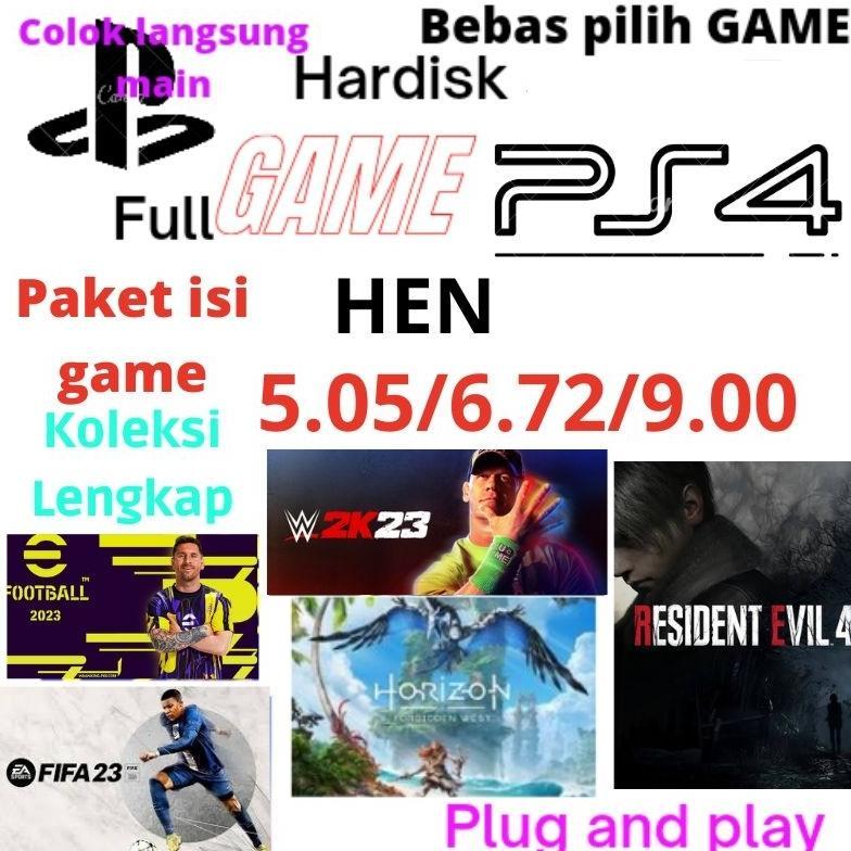 hardisk hdd ps4 4tb hen full game plug and play bebas pilih game