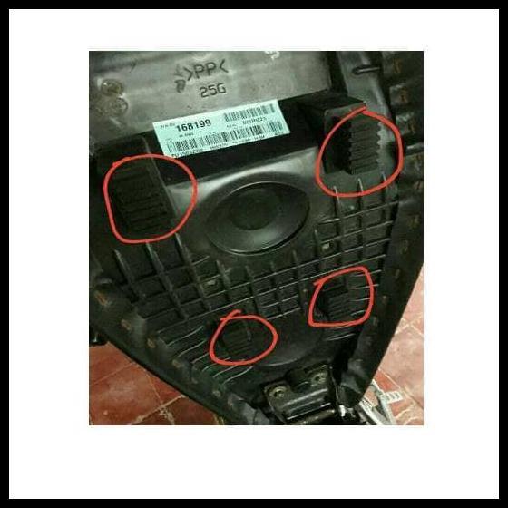 TERLARIS KARET BAWAH JOK KARET JOK SADEL SUZUKI SMASH OLD SMASH NEW SMASH TITAN