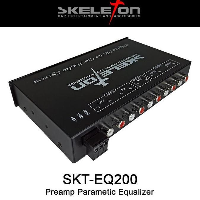Newall-- Parametric Equalizer (With Usb) Karaoke Mobil Preamp Parametrik Skeleton Skt-Eq200