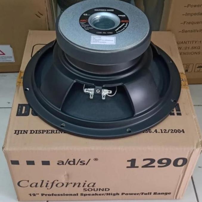 Speaker ADS 12" 1290 Fullrange Speaker Vocal Mid Low spul 76 Bass Coil