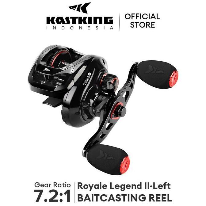 TERBARU KASTKING Royale legend II Reel Baitcasting & Royale Legend III joran set Spartacus Joran SET