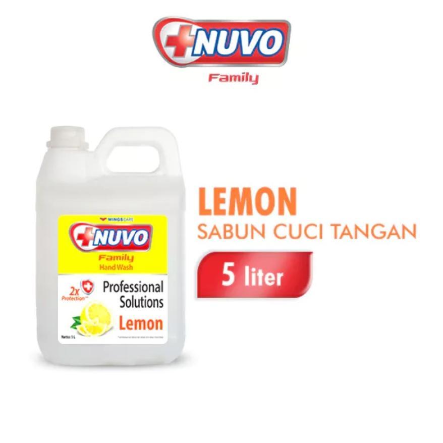 Sabun Cuci Tangan INSPIRED Nuvo 5 Liter Sabun Cuci Tangan Nuvo Antibacterial NON STIKER