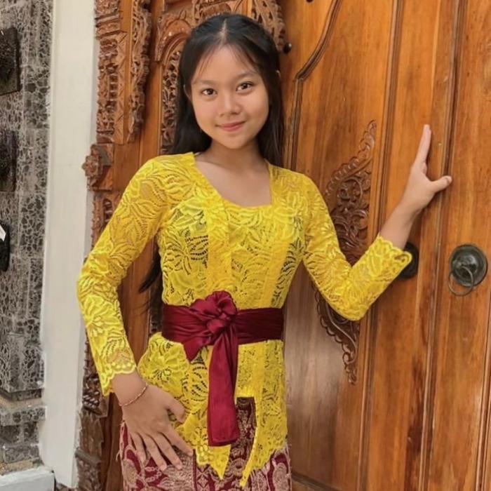 Kebaya Anak Remaja Kutubaru Bahan Brokat Kebaya Anak Usia Tanggung