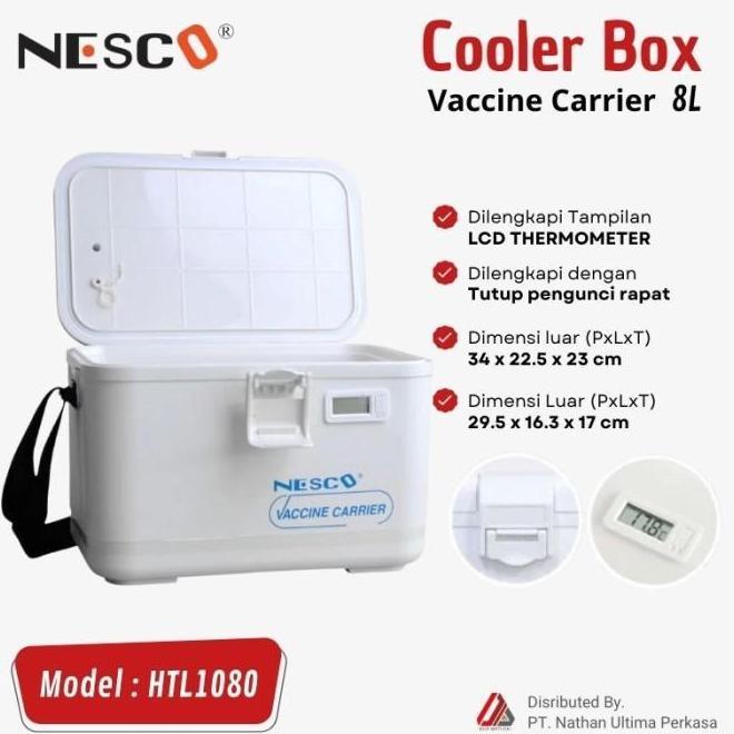 Cooler Box Cool Box Vaksin Nesco Cool Vaccine Carrier 8 Liter