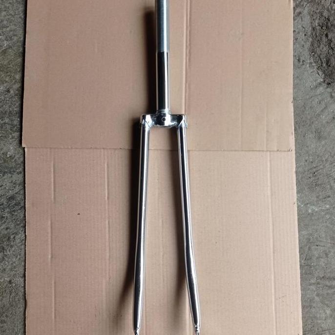 FORK SEPEDA 27 BALAP ROADBIKE FIXIE JADUL CROME CHROME TAIWAN ORIGINAL DAN TERPERCAYA