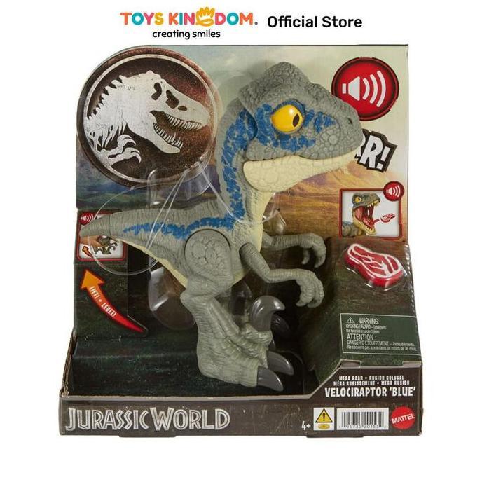 Toys Kingdom Jurassic World Figure Mega Roar Random Miniatur Hewan Binatang Kids Toy Mainan Anak Ber