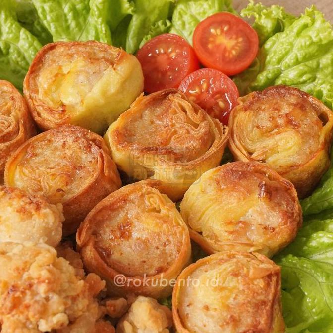 Egg Chicken Roll Roku Bento | Eggroll Frozen | Egg Roll Frozen Homemade