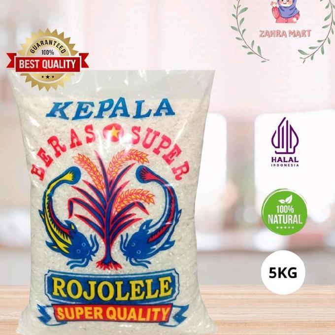 Beras Setra Cap Rojolele 5kg Pulen murah  Rice