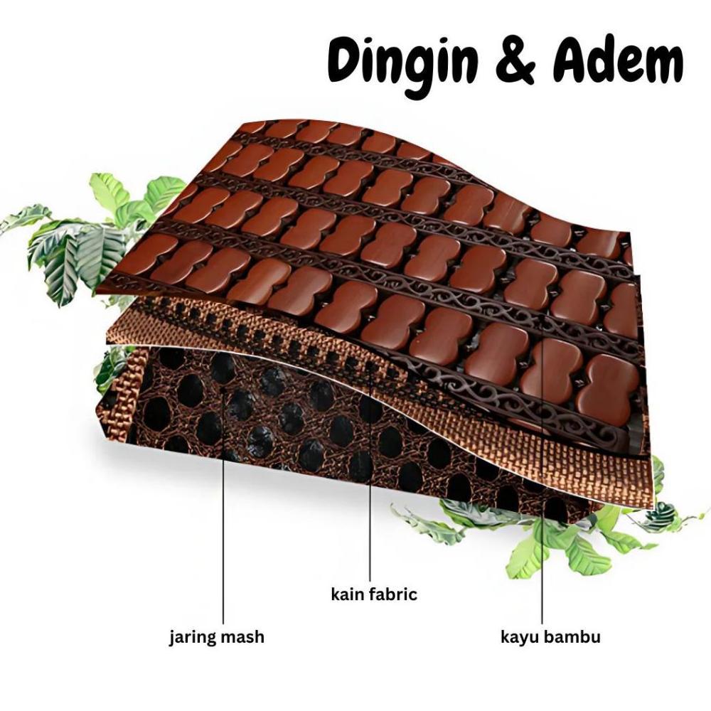 Alas Jok Mobil Anti Panas Kayu | Alas Sandaran Duduk Jok Mobil New