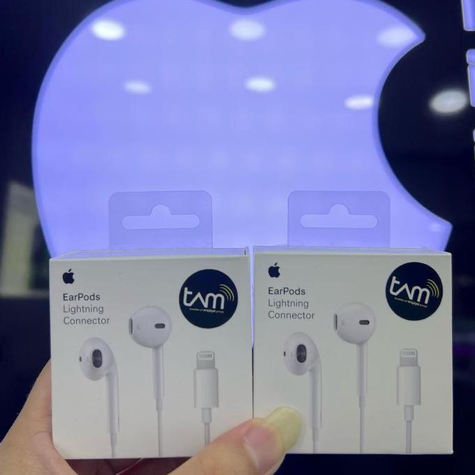 sasakarangjaya78 - earpods iphone usb to lightning original resmi tam / ibox