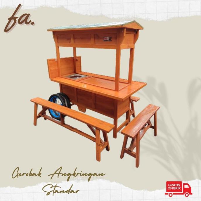 Terlaris Gerobak Angkringan Komplit