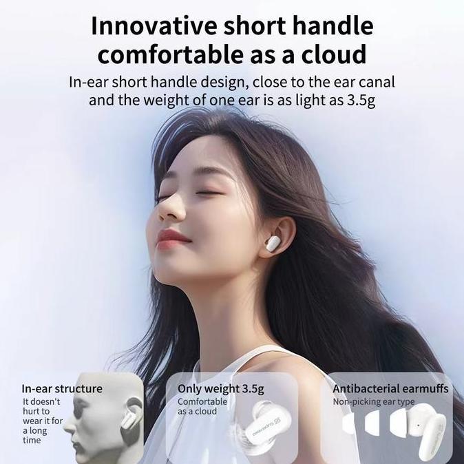 DS159 >> ERAZER Supernova T50i Bluetooth Earphone Gaming Headphone TWS Earbuds Dual Mode Musik & Gam