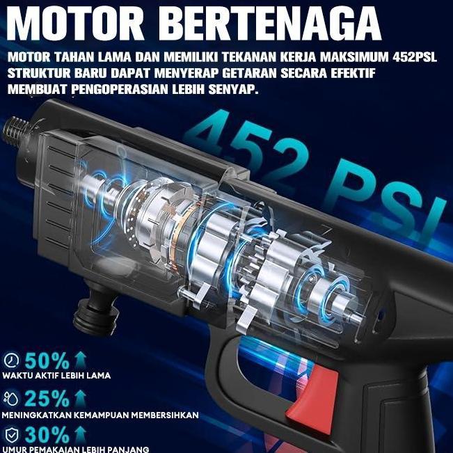 CodJet Cleaner 48Vf/68Vf Cordless Multipurpose Jet Cleaner / Car Wash High Pressure Motor Wash [Komp