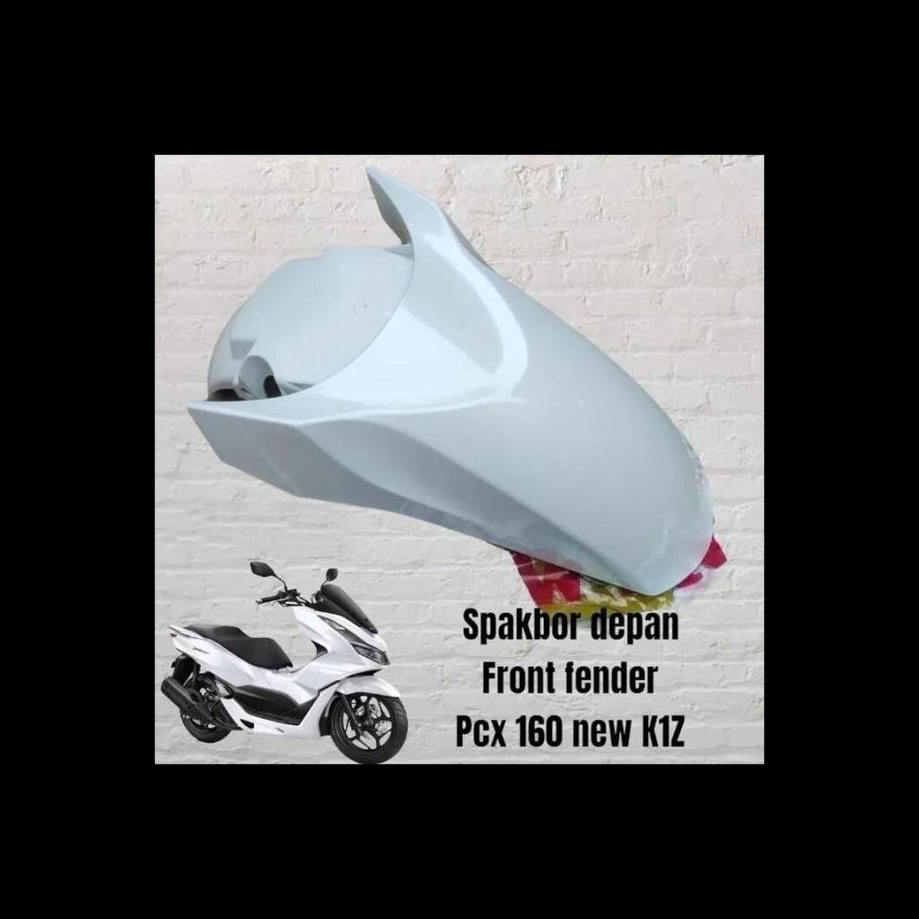 Spakbor Depan PCX New 160 2020 K1Z PCX 160 new 2025 Non Original ABS Variasi Warna Hitam Putih Merah