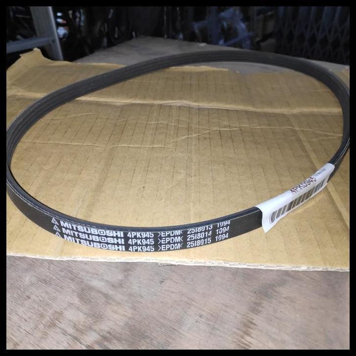 DISKON MITSUBOSHI FAN BELT 4PK945 EPDM TALI KIPAS FANBELT 4PK 945 TRAJET 