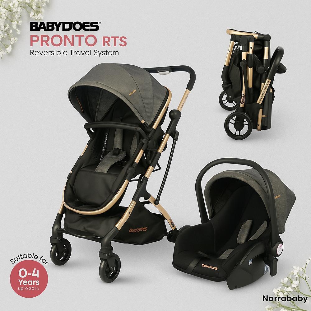 Stroller Dua Arah Babydoes Pronto R, Pronto R+ Plus, Pronto RTS + Carseat
