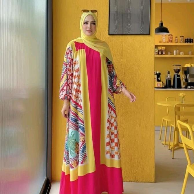 Murah Vizeta Abayat Material Silk Doff Premium