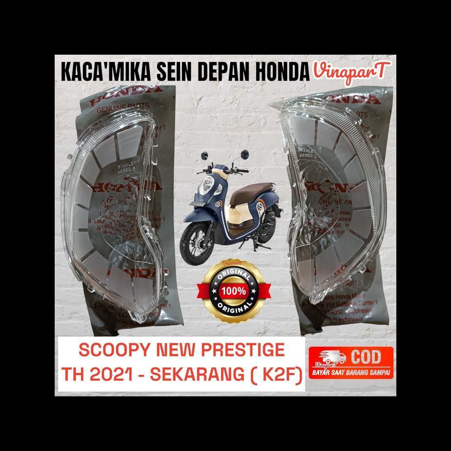 kaca mika sein sen depan scoopy new prestige 2021 kanan kiri original