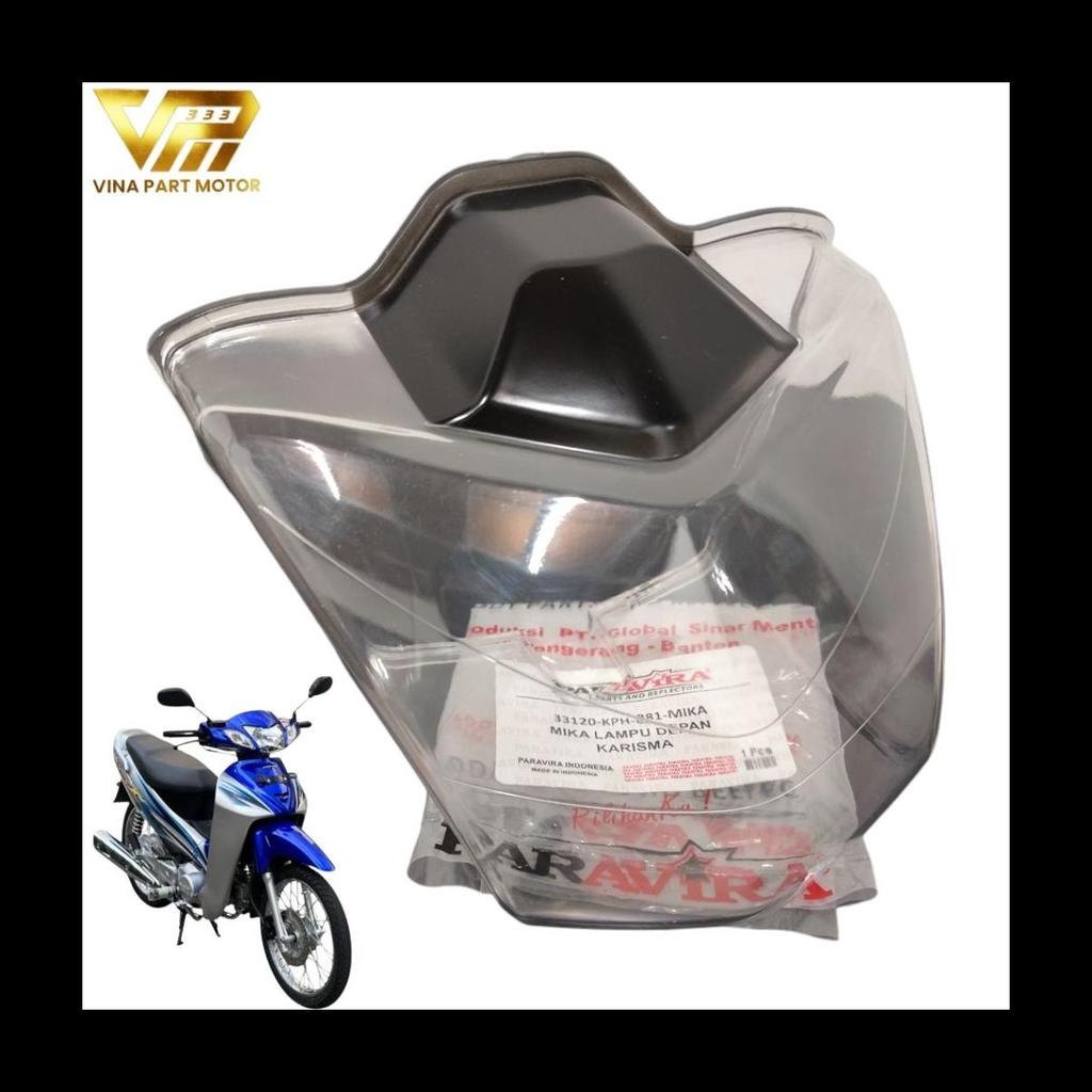 mika kaca reflektor lampu depan karisma D X 125 KPH