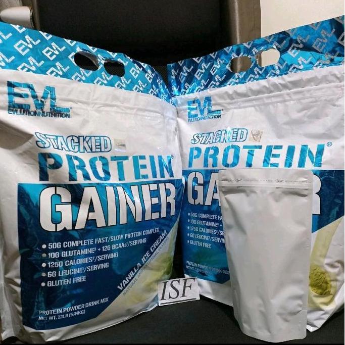 EVL GAINER ECER 2 LBS REPACK 900 GRAM ECERAN EVL GAINER PROTEIN ECERAN 2 LBS