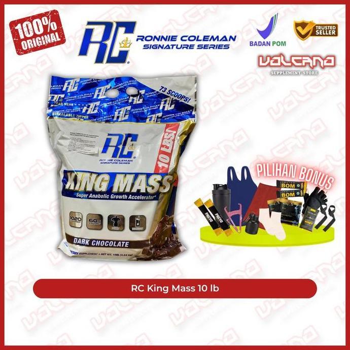 RC King Mass XL 10 lb lbs BPOM Ronnie Coleman Gainer