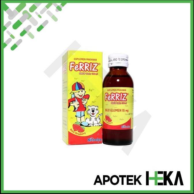Ferriz Syrup 100 ml - Sirup Suplemen Zat Besi Anak