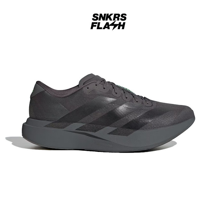 ADIDAS Adizero Evo Sl Grey Black Lime Burst Sepatu Lari Pria - KJ1364 - Size 44