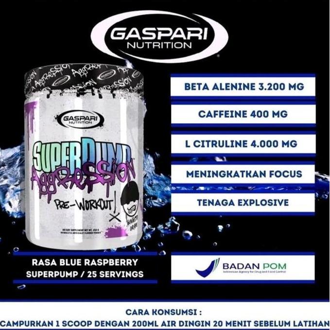 GASPARI SUPERPUMP PRE WORKOUT 450GR