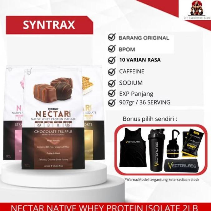 Nectar Whey Isolate syntrax 2lbs (907 gram)