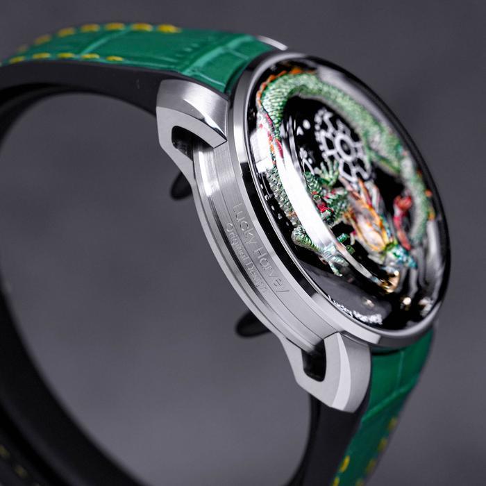 JAM TANGAN LUCKY HARVEY GREEN DRAGON AUTOMATIC 43MM (2025)