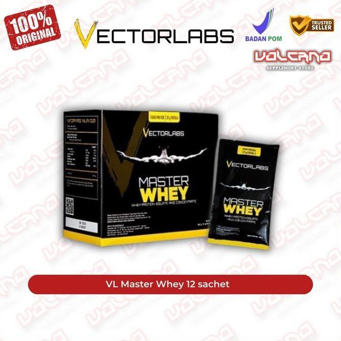 VectorLabs Master Whey 12 sachet VL isolate concentrate HALAL BPOM