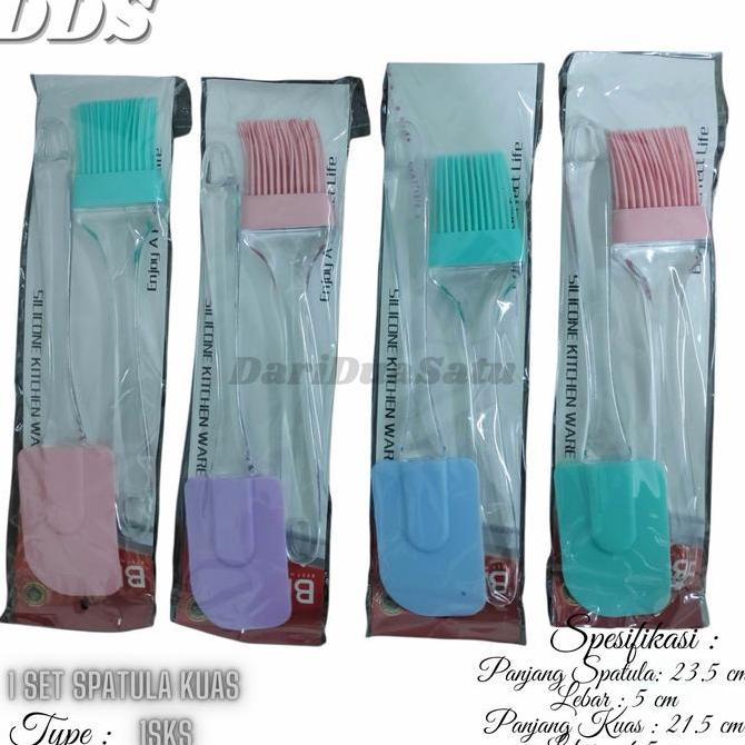 Spatula Kuas Silikon 1 Set Spatula Kuas Silikon Mentega BBQ (TERBAIK) (TERBARU) (TERMURAH)