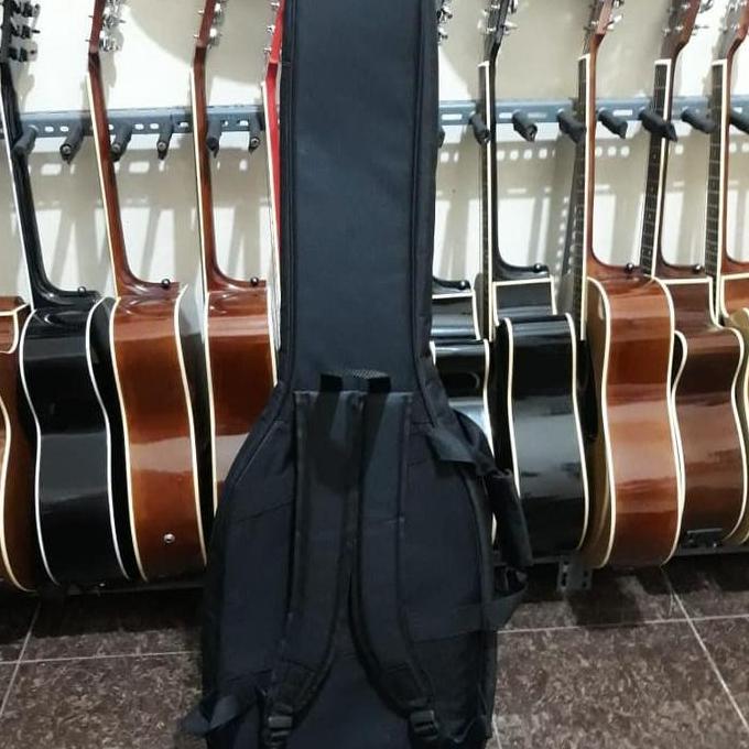 Murah Gigbag Gitar Elektrik tas elektrik hitam tas untuk fender ibanez, dll Non COD
