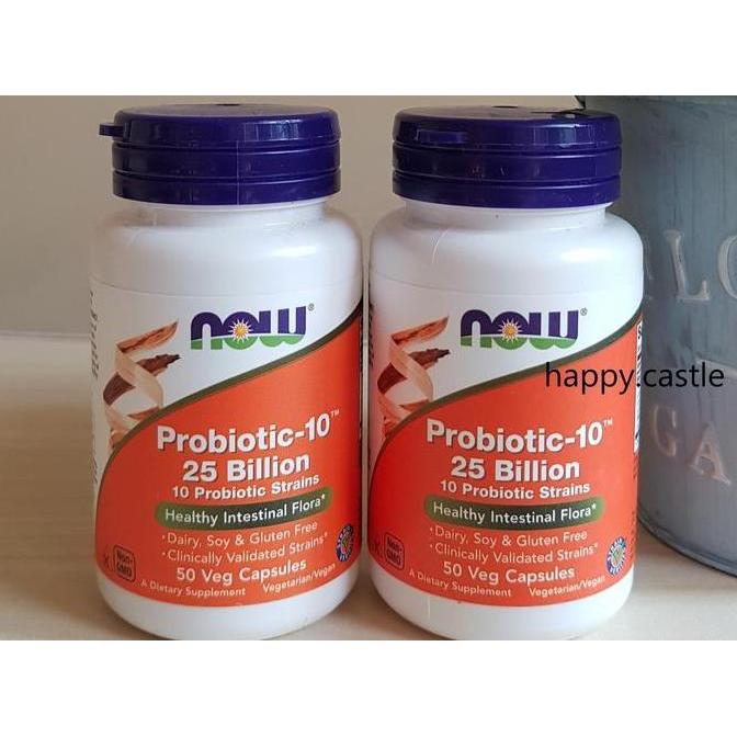 Now Foods Probiotic-10 Probiotic 10 25 Billion 50 Veg Probiotik