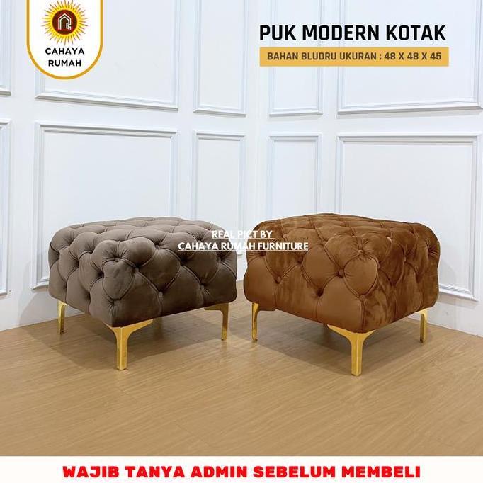 Cahaya Rumah - Kursi Puk Besar Modern - Furniture Ruang Tamu - Minimalis - kursi Sudut