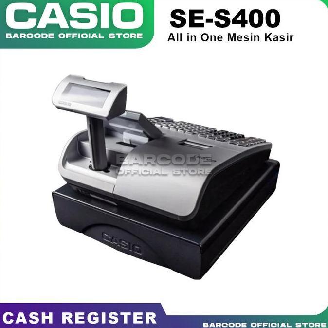 Cash Register Casio SE-S400 - Mesin Kasir Casio SE-S400 (TERBAIK) (TERBARU) (TERMURAH)