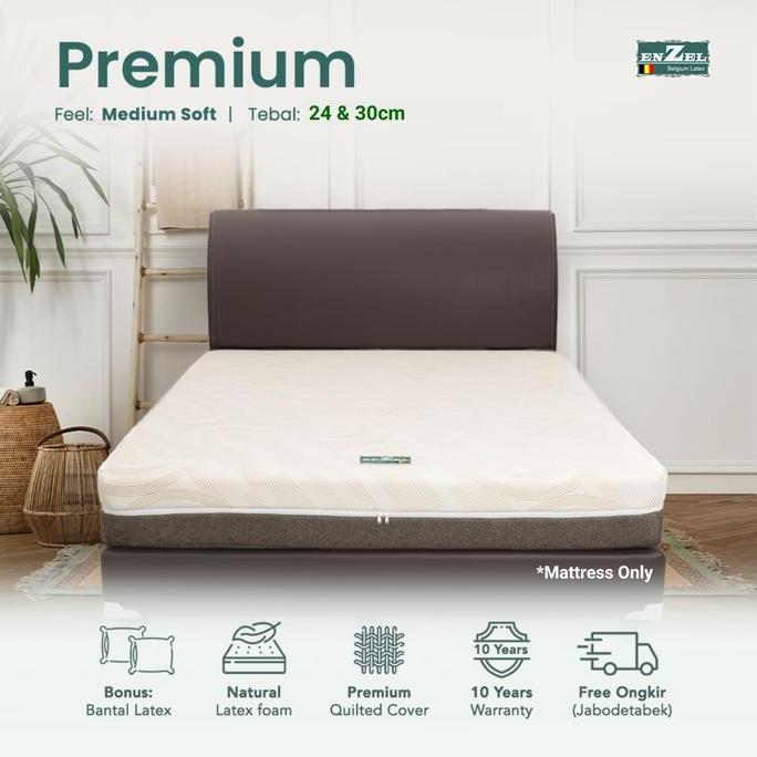 Kasur Full Latex Enzel ukuran 90x200cm - 200x200cm - Kasur Kesehatan - Kasur Latex